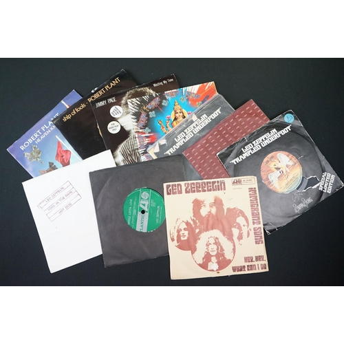 113 - Vinyl - Led Zeppelin and Members - 23 singles including Promos, Rarities, Foreign Pressings and Limi... 