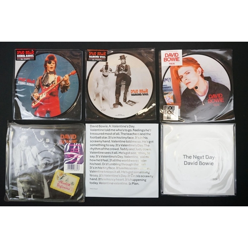 115 - Vinyl - David Bowie 10 Limited Editions Picture Discs, including Record Shop Days editions. Conditio... 