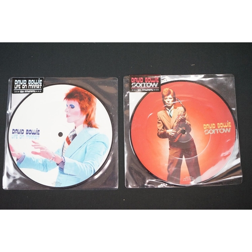 115 - Vinyl - David Bowie 10 Limited Editions Picture Discs, including Record Shop Days editions. Conditio... 