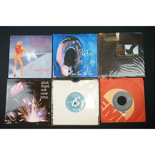 116 - Vinyl & Autographs - Pink Floyd and Members 19 singles including Rarities, Limited Editions, Foreign... 