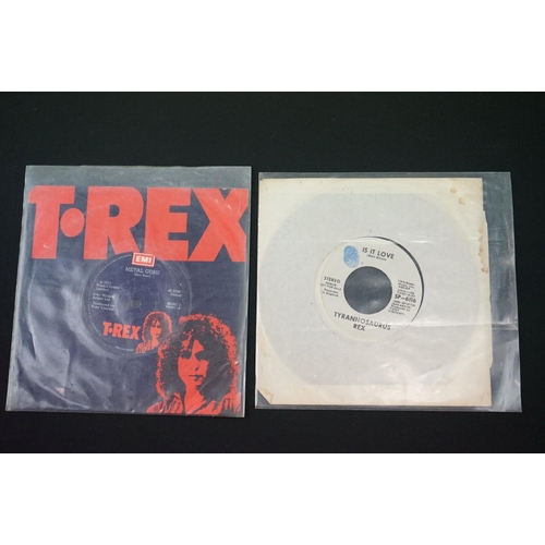 120 - Vinyl - Marc Bolan / T. Rex. 5 singles and 1 Box set including Limited Pressings and Promo. To inclu... 