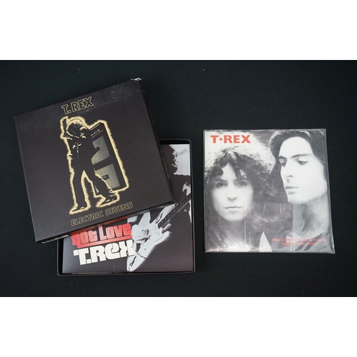 120 - Vinyl - Marc Bolan / T. Rex. 5 singles and 1 Box set including Limited Pressings and Promo. To inclu... 