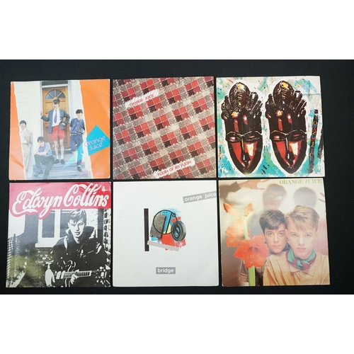 125 - Vinyl & Autographs - 8 Scottish 7” singles and 1 box set, New Wave / Post Punk / Indie singles to in... 