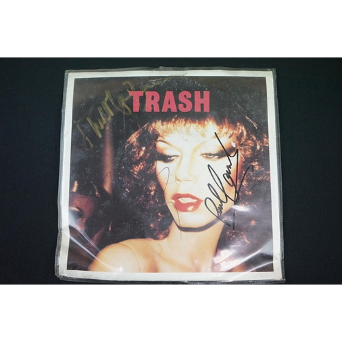 138 - Vinyl & Autographs - 2 signed Roxy Music 7