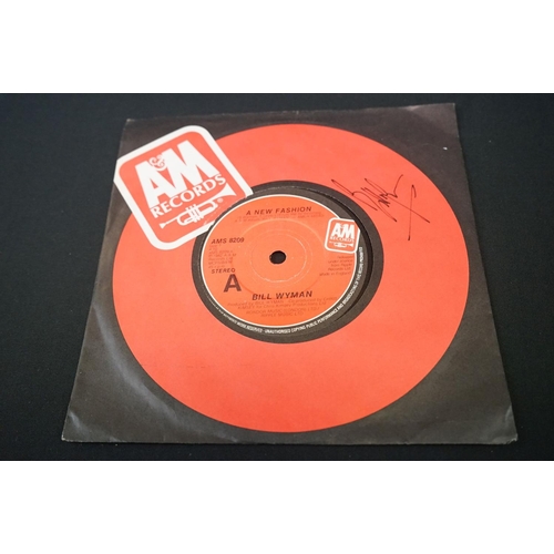 152 - Vinyl & Autographs - Two Bill Wyman 7