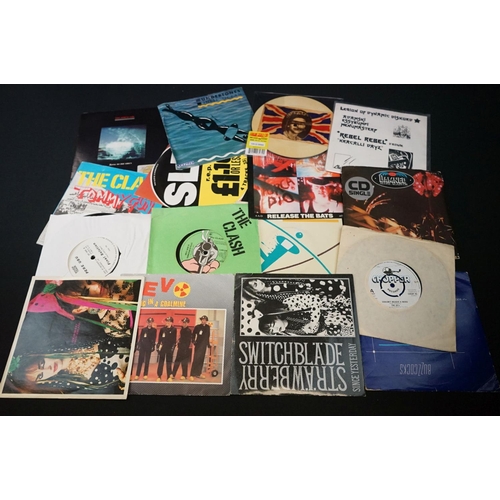 186 - Vinyl - Over 70 punk & new wave 7