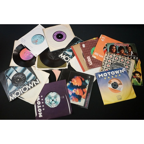 187 - Vinyl - Over 50 soul, northern soul, mod and reggae singles including some Motown, Atlantic includin... 