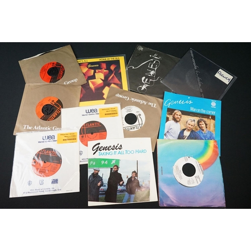 195 - Vinyl - Genesis - 28 European and USA singles to include promos and limited editions, most are in pi... 