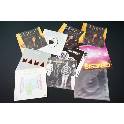 195 - Vinyl - Genesis - 28 European and USA singles to include promos and limited editions, most are in pi... 