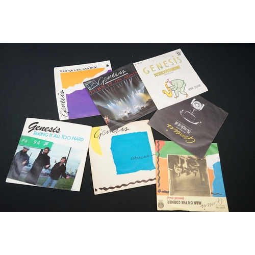 195 - Vinyl - Genesis - 28 European and USA singles to include promos and limited editions, most are in pi... 