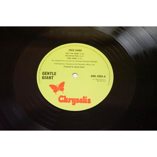 206 - Vinyl - 7 Gentle Giant LP's to include In A Classic House (WWA 002) Sleeve Vg, inner sleeve Vg+, Vin... 