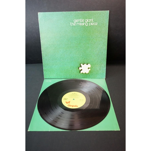 206 - Vinyl - 7 Gentle Giant LP's to include In A Classic House (WWA 002) Sleeve Vg, inner sleeve Vg+, Vin... 