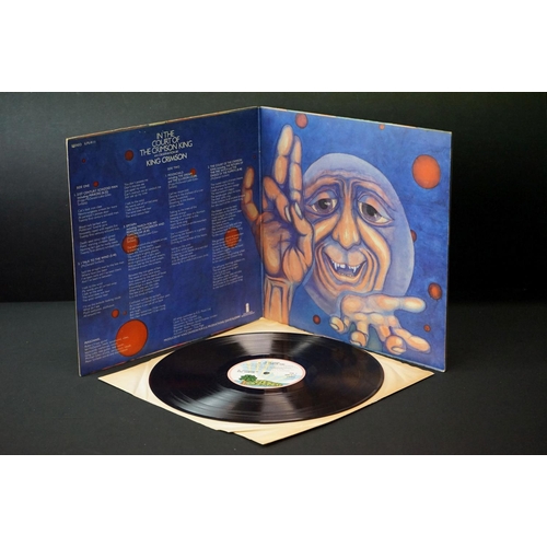 210 - Vinyl - 4 LP's to include King Crimson In The Court Of The Crimson King textured label pink rim pres... 