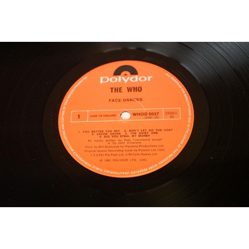 225 - Vinyl - 7 LP's to include Led Zeppelin Houses Of The Holy, ZZ Top, Queen, The Who x 4.  Condition Vg... 