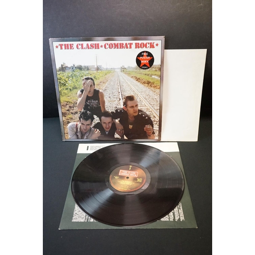 226 - Vinyl - 8 Punk LP's to include The Clash Sandinista first press with brown paper insert Vg sleeve, v... 