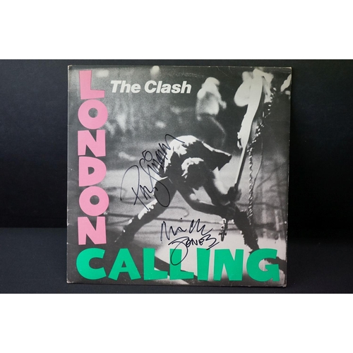 13 - Vinyl & Autograph  / Punk Memorabilia - The Clash - London Calling (1978, UK 1st issue pressing, CBS... 