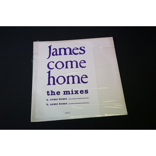 21 - Vinyl - Indie Pop / Alternative  - 4 Rare UK Promo 12” to include: James - Come Home (Andy Weatheral... 