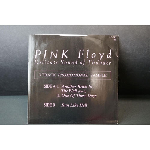 24 - Vinyl - Pink Floyd - 2 rare items to include Pink Floyd Delicate Sound Of Thunder promotional sample... 