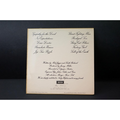 26 - Vinyl - The Rolling Stones Beggars Banquet. Original UK 1st pressing Stereo copy with unboxed Decca ... 