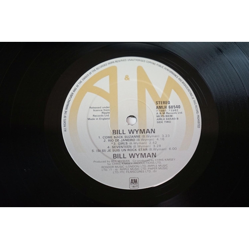 272 - Vinyl - 5 Rolling Stones / Bill Wyman LP's to include Rolled Gold, Still Life, Undercover Flashpoint... 