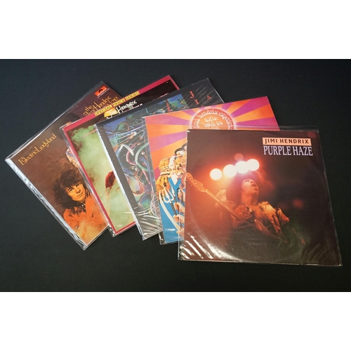 285 - Vinyl - 19 Jimi Hendrix LP's to include Axis Bold As Love (90's Polydor rerelease), Magic Time, Vood... 