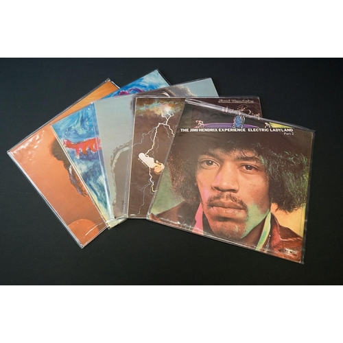 285 - Vinyl - 19 Jimi Hendrix LP's to include Axis Bold As Love (90's Polydor rerelease), Magic Time, Vood... 