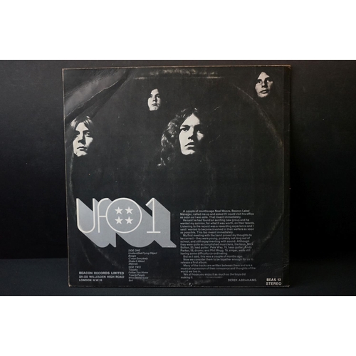 29 - Vinyl - UFO - UFO 1. Original UK 1970 1st pressing on Beacon Records (BEAS 12, A1/B1 - 1G / 1G mothe... 