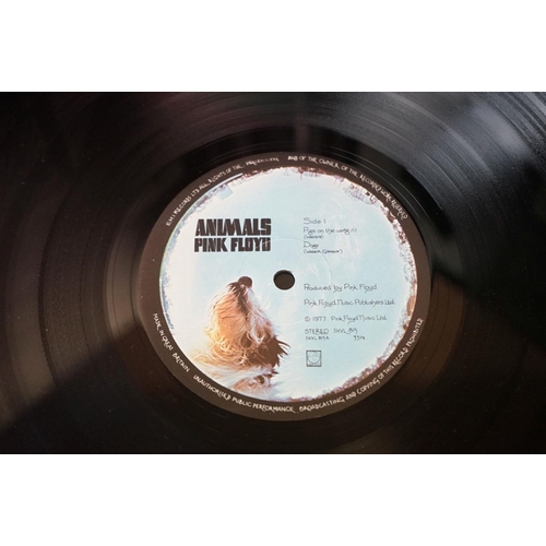 298 - Vinyl - 3 Pink Floyd LP's to include Animals (SHVL 815) non barcode gatefold sleeve, catalogue numbe... 