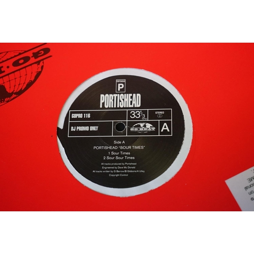 303 - Vinyl - Trip Hop / Bristol - 3 Promo 12’ including: Portishead - Glory Box (Promo stickered, GODX 12... 