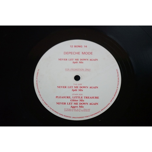 310 - Vinyl - Depeche Mode - Never Let Me Down (Split Mix), One of the Rarest Depeche Mode 12” Promos from... 