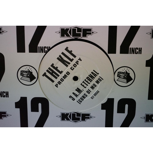 312 - Vinyl - KLF - 7 UK Promo / Test Pressing / 12” records, to include JAMS 028R (Promo), KLF 005 (Promo... 