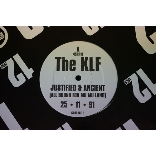 312 - Vinyl - KLF - 7 UK Promo / Test Pressing / 12” records, to include JAMS 028R (Promo), KLF 005 (Promo... 