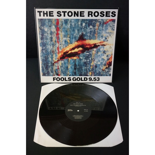 315 - Vinyl - The Stone Roses - 2 Rare UK 12” to include Waterfall (Promo 12” ORE T DJ34) EX+ / EX+ (Unpla... 