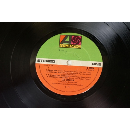 52 - Vinyl - Two Led Zeppelin LP's to include Two (K 40037) green and orange Atlantic labels, white inner... 