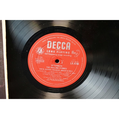 54 - Vinyl - The Rolling Stones 4LP's & 1EP to include Self Titled (LK 4605) unboxed red Decca label, mat... 