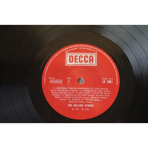 54 - Vinyl - The Rolling Stones 4LP's & 1EP to include Self Titled (LK 4605) unboxed red Decca label, mat... 