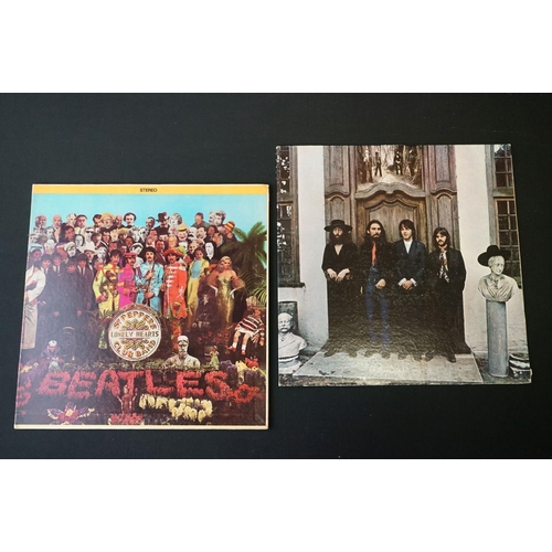 55 - Vinyl - 8 US press LP's to include from The Beatles Sgt Pepper (missing cut outs), Beatles '65, Magi... 