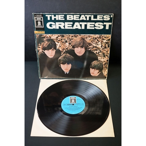 68 - Vinyl - 6 The Beatles LP's to include Please Please Me (PMC 1202) fifth pressing, sleeve poor vinyl ... 