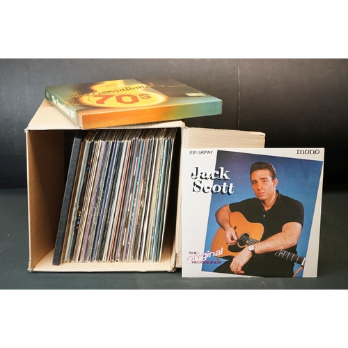 289 - Vinyl - 55 LP's including pop and soul featuring Diana Ross, P.J. Proby, Beach Boys, Cliff Richard, ... 