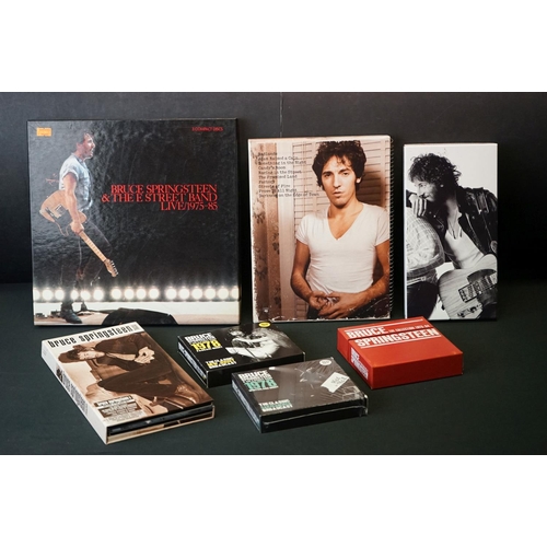 345 - CD's - Bruce Springsteen, seven box sets, to include The Promise : The Darkness On The Edge Of Town ... 