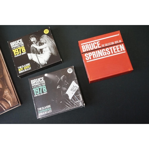 345 - CD's - Bruce Springsteen, seven box sets, to include The Promise : The Darkness On The Edge Of Town ... 