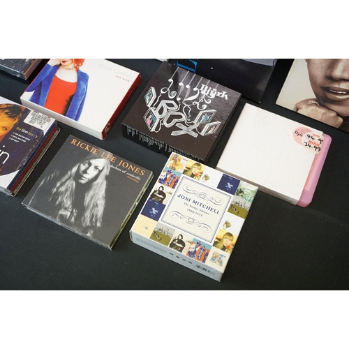 347 - CD's - twelve box sets featuring female artists, to include Aretha Franklin Queen Of Soul, Bjork Fam... 