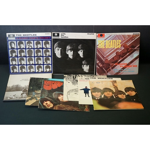 384 - Vinyl - The Beatles & Related - 8 LP's plus box set to include Please Please Me (PMC 1202) fifth pre... 