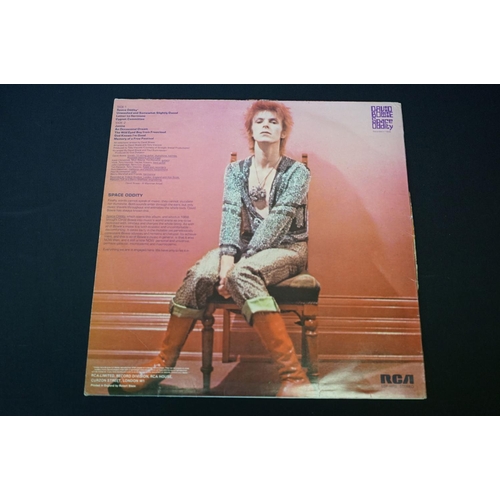 389 - Vinyl - 3 David Bowie LP's to include The Rise & Fall Of Ziggy Stardust (SF 8287) name to label and ... 