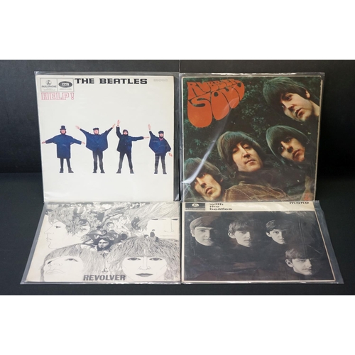 395 - Vinyl - The Beatles 4 LP's to include With The Beatles (PMC 1206) The Parlophone Co Ltd and Recordin... 