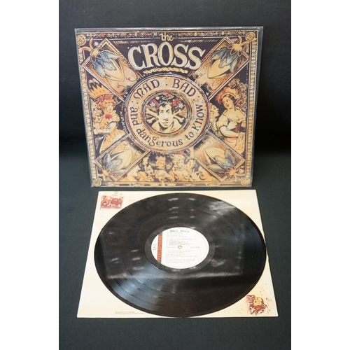 398 - Vinyl - Roger Taylor / The Cross 3 LP's to include Strange Frontier (EMI IC 064 2401371) German pres... 