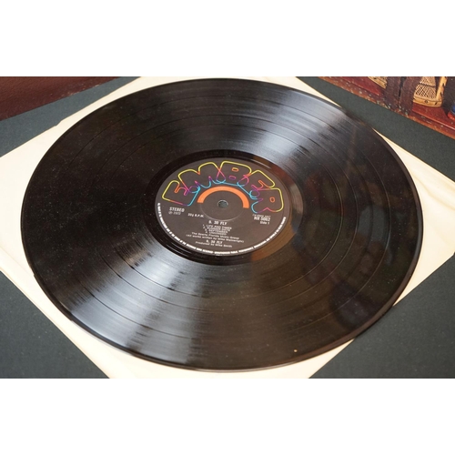 402 - Vinyl - 9.30 Fly self titled on Ember Records NR 5062.  Textured sleeve has sticker removal loss to ... 