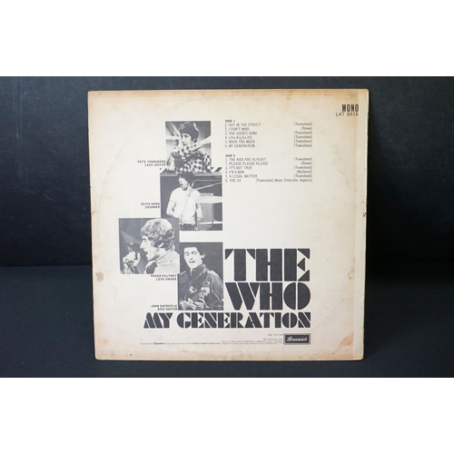 403 - Vinyl - 3 The Who LP's to include My Generation (LAT 8616) Sleeve G- Vinyl Vg+, Live At Leeds (Track... 