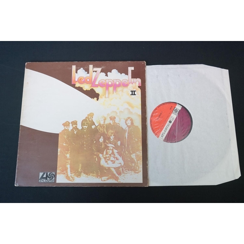 410 - Vinyl - 4 Led Zeppelin LP's to include Two (588198) plum Atlantic label, name to label both sides, T... 