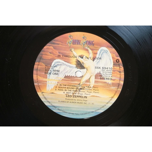 448 - Vinyl - Led Zeppelin In Through The Out Door SSK 59410.  Sleeve F complete with inner and paper bag ... 